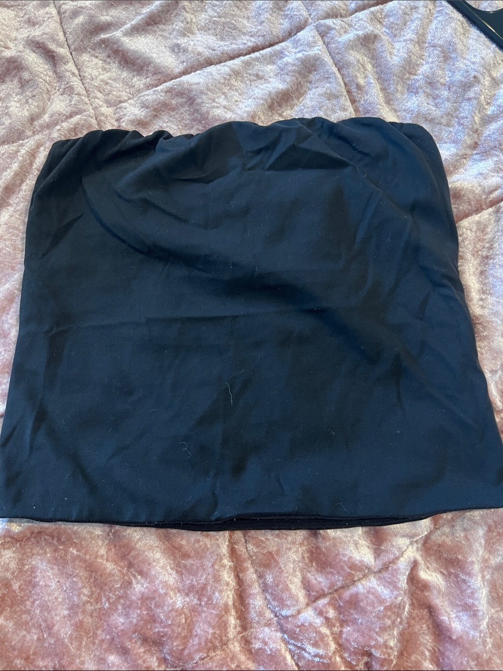 CRZ YOGA Black Strapless tube top